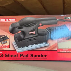 Craftsman brand 1/3 sheet pad sander new in box