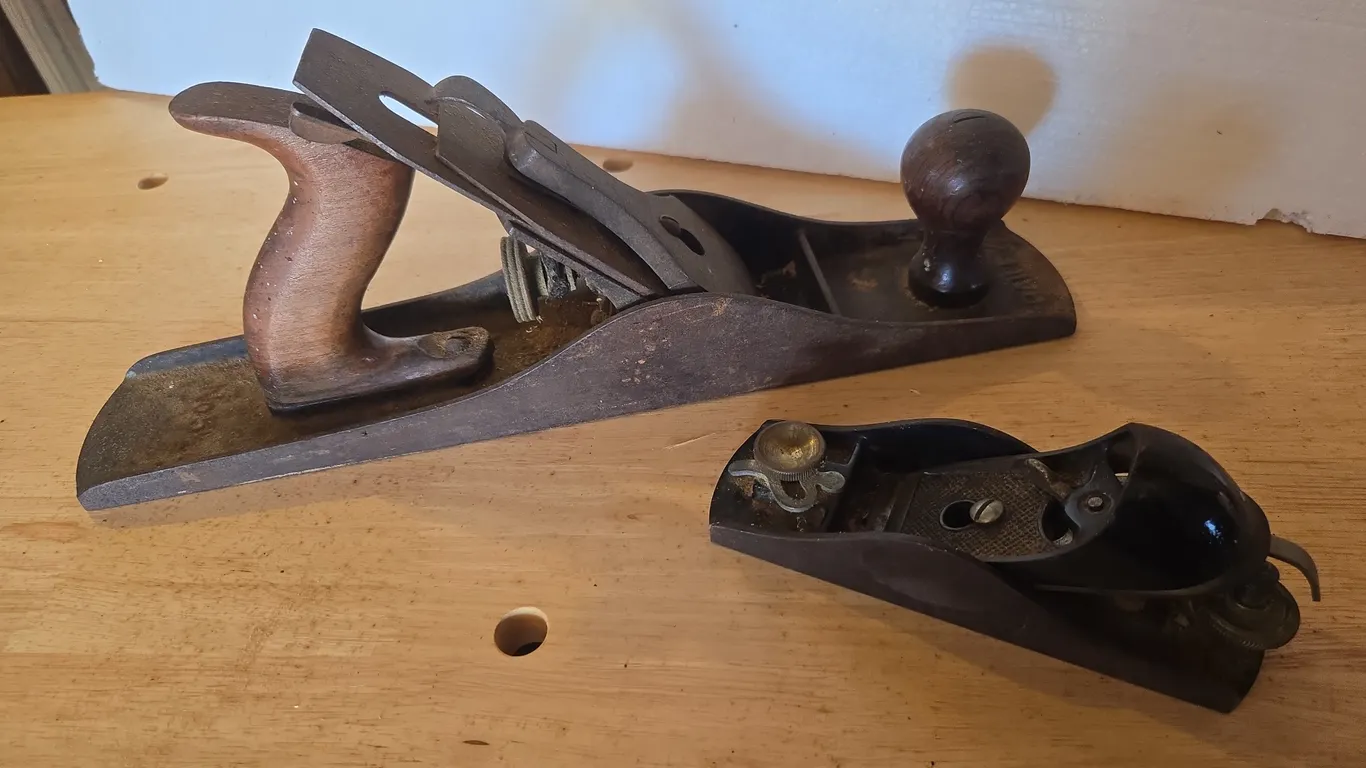 Antique woodworking planes