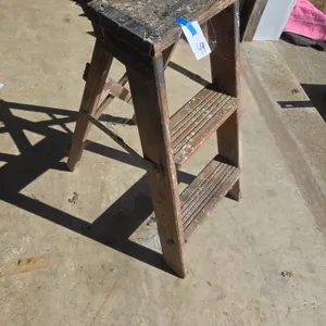 Wooden 2-ft step stool