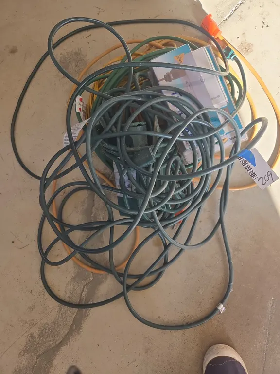Assorted extension cords
