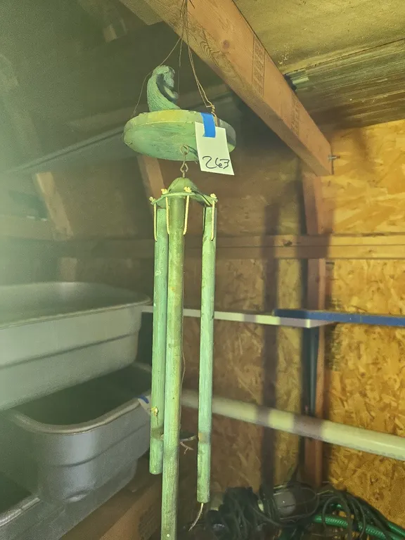 Vintage copper wind chime