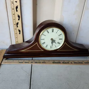 1992 The Bombay Company Mantle Clock, Works 19"X3"X7.5"