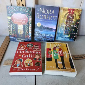 5 Like New Paperback Novels/Books See Photos