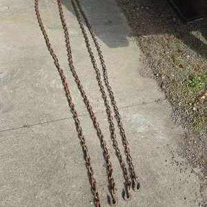 (2) double hook chains- longest is 20'