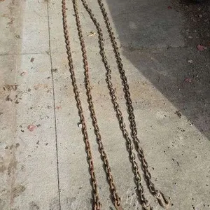 (2) double hook chains- longest is 16'