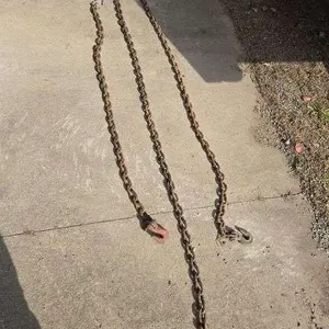 (3) double hook chains- longest is 7'