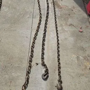 (3) double hook chains- longest is 6'