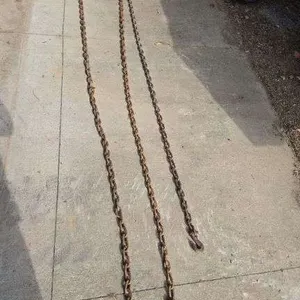 (3) double hook chains- longest is 20'