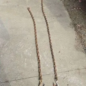 (2) double hook chains- longest is 7'