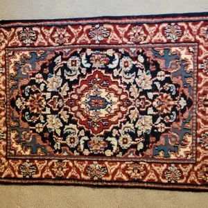 PERSIAN STYLE RUG - Blue & red