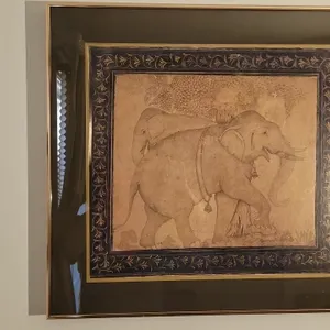 FRAMED ARTWORK- INDIAN ELEPHANT