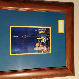 FRAMED ARTWORK- TORONTO SKYLINE- signed