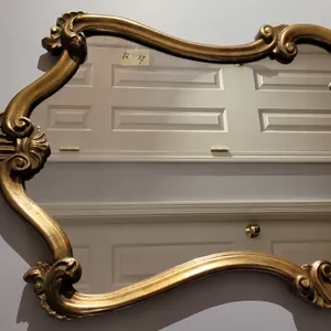 IRNATE GOLD- FRAMED WALL MIRROR
