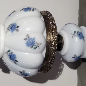 GWTW STYLE DOUBLE-GLOBE PARLOR LAMP
