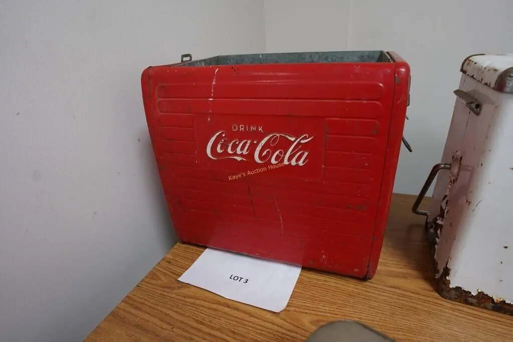 vintage Coca-Cola cooler