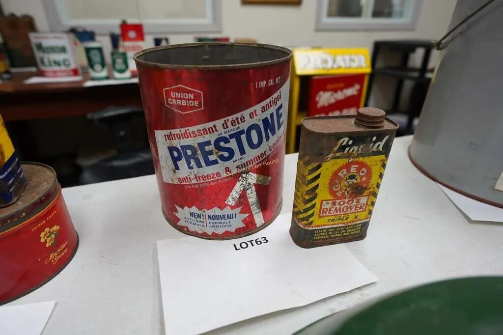 Prestone antifreeze & Liquid Soot remover