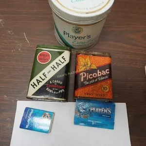 Players, Half and Half & Picobac tobacco tins