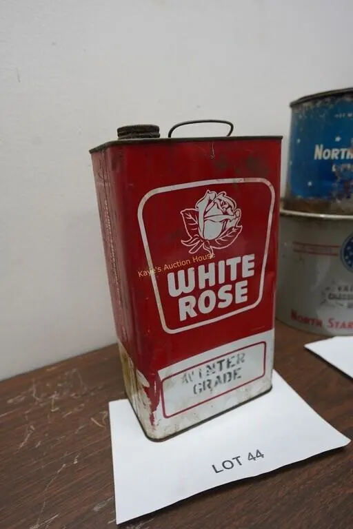 White Rose Oil can