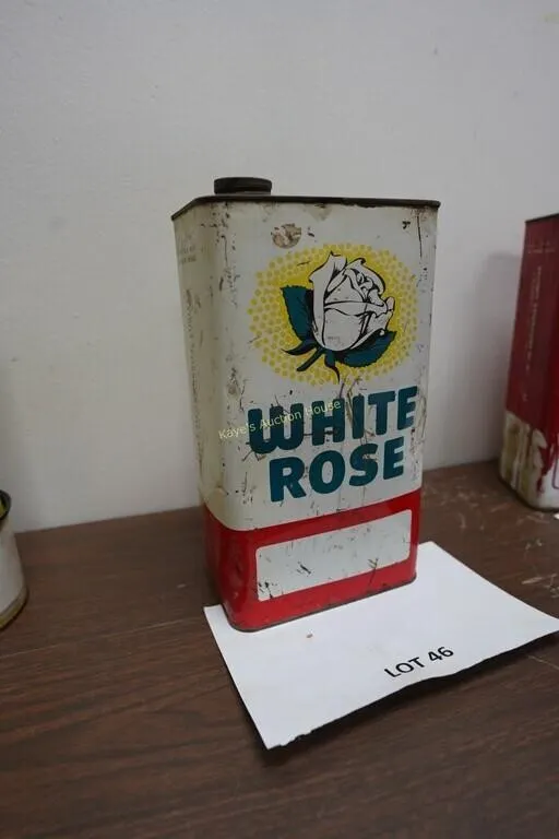 White Rose Oil can
