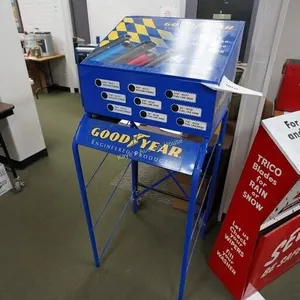 Goodyear fuel hose & tubing metal display stand