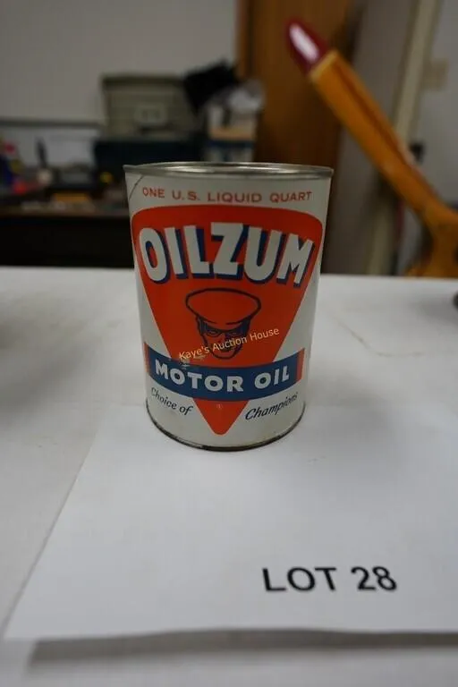 Oilzum Motor oil can