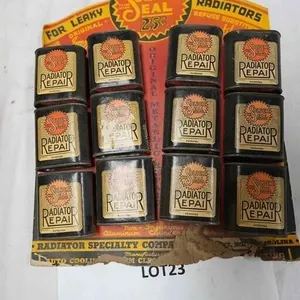 vintage Colder Seal radiator repair display