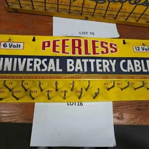 Peerless battery cable metal display rack