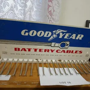 Goodyear metal battery display rack