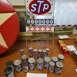 vintage STP oil display rack