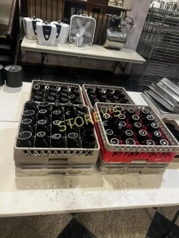 6 Dishwasher Racks w/ Qty of Coffee Cups
