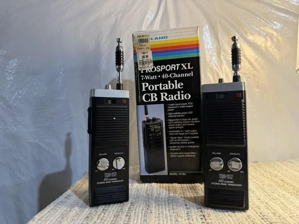Vintage portable CB radio