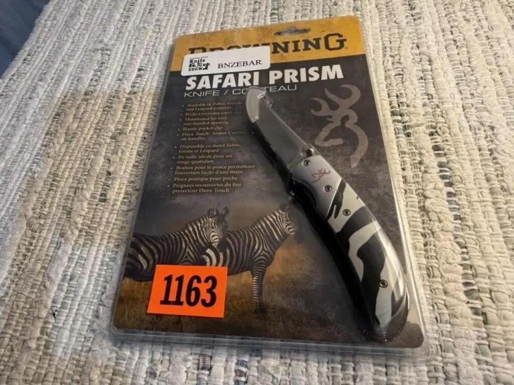 NEW Browning Safari Prism knife