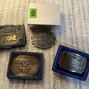 Pufferbilly Days belt buckles (4)