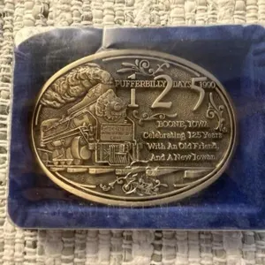 125th Pufferbilly Days Commemorative belt buckle