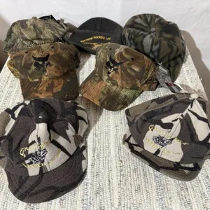 Camouflaged caps, stocking caps,