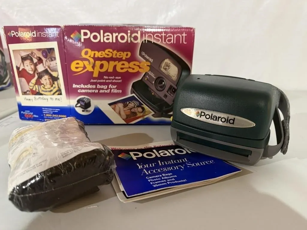 Polaroid One Step Express film camera