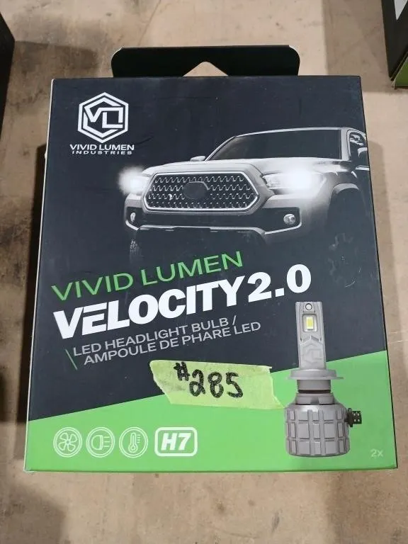 H7 Velocity 2.0 LED Headlihgt bulbs, PN#20011
