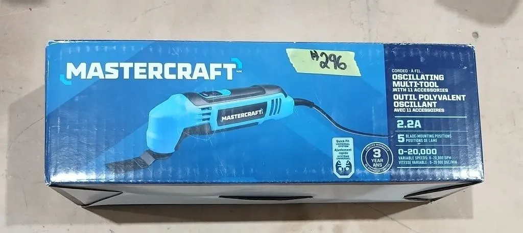 Master craft Oscillating Multi-tool w/ 11