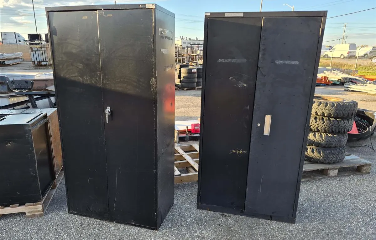 (2) Black Metal Storage Cabinets (Asset #6934-13)
UNRESERVED