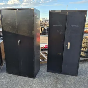 (2) Black Metal Storage Cabinets (Asset #6934-13)
 UNRESERVED