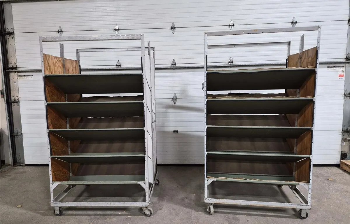 Pair of Mobile Carpeted Display Racks (Asset #6934-02)
UNRESERVED