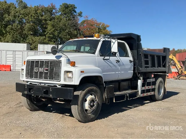 2000 GMC 3500HD 4x2 Crew Cab Dump Truck