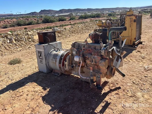DMT DMT-125JD2 125 kW Skid-Mounted Generator Set (Inoperable)