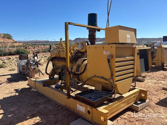 1996 Cat SR4 455 kW Skid-Mounted Generator Set (Inoperable)