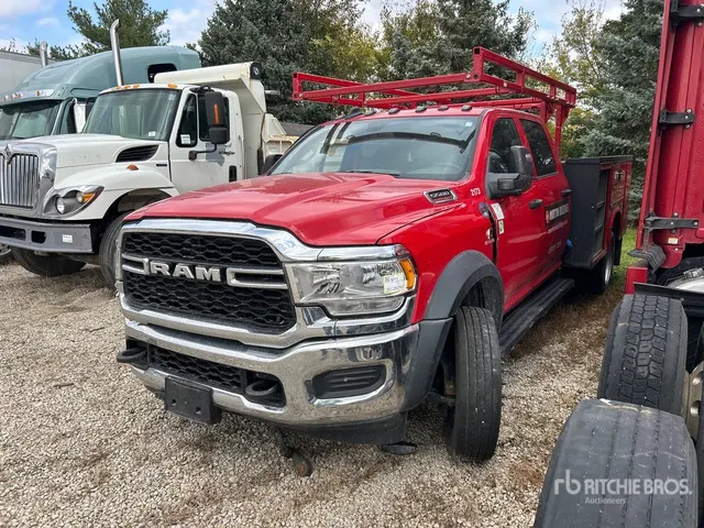 2024 Ram 5500 4x2 Crew Cab Utility Truck (Inoperable)