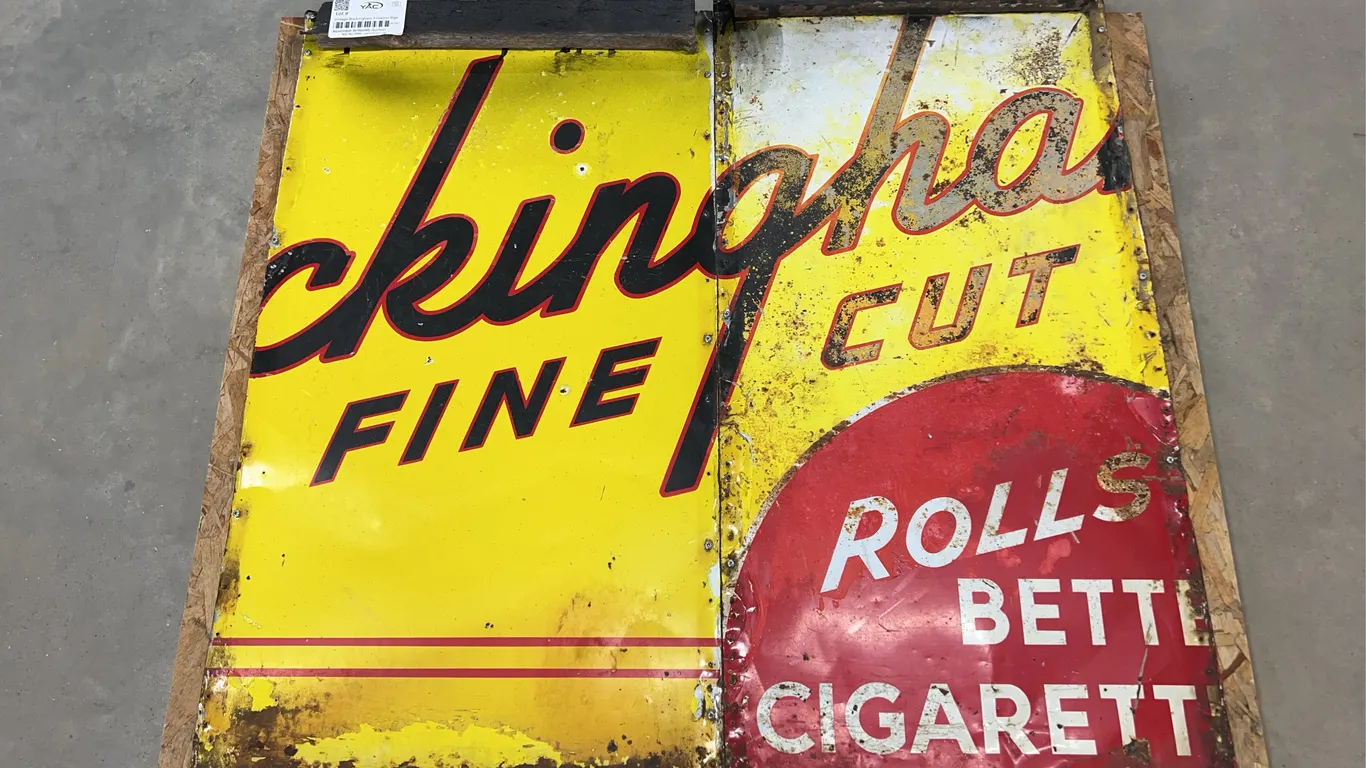 Vintage Buckingham Tobacco Sign