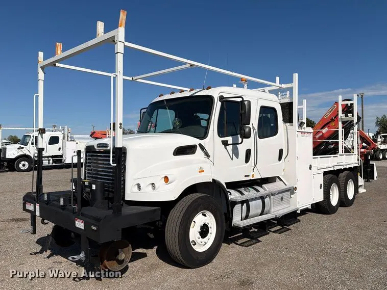 2012 Freightliner Business Class M2 Crew Cab crane truck
