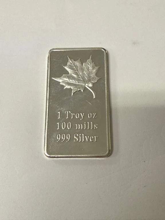 One Ounce Silver Plated Bar **Please Note Plated**
