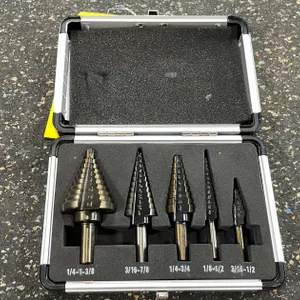 Step Drill Set in Metal Case (PR10)