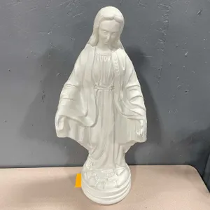 Vintage Virgin Mary Blow Mold Garden Statue (T2)